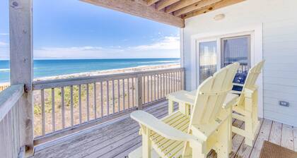 Ruhige Oceanfront Condo, Rodanthe-Resort Pool & Aufzug, Promenade zum Strand
