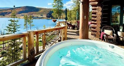 Suuri Lakefront-hirsimökki W / Yksityinen laituri: Täydellinen tapaamisiin