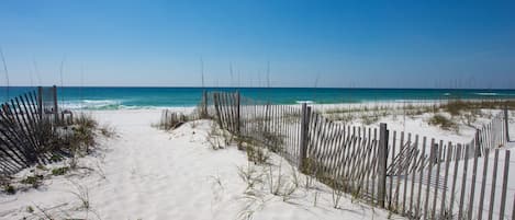 Beach nearby, beach towels