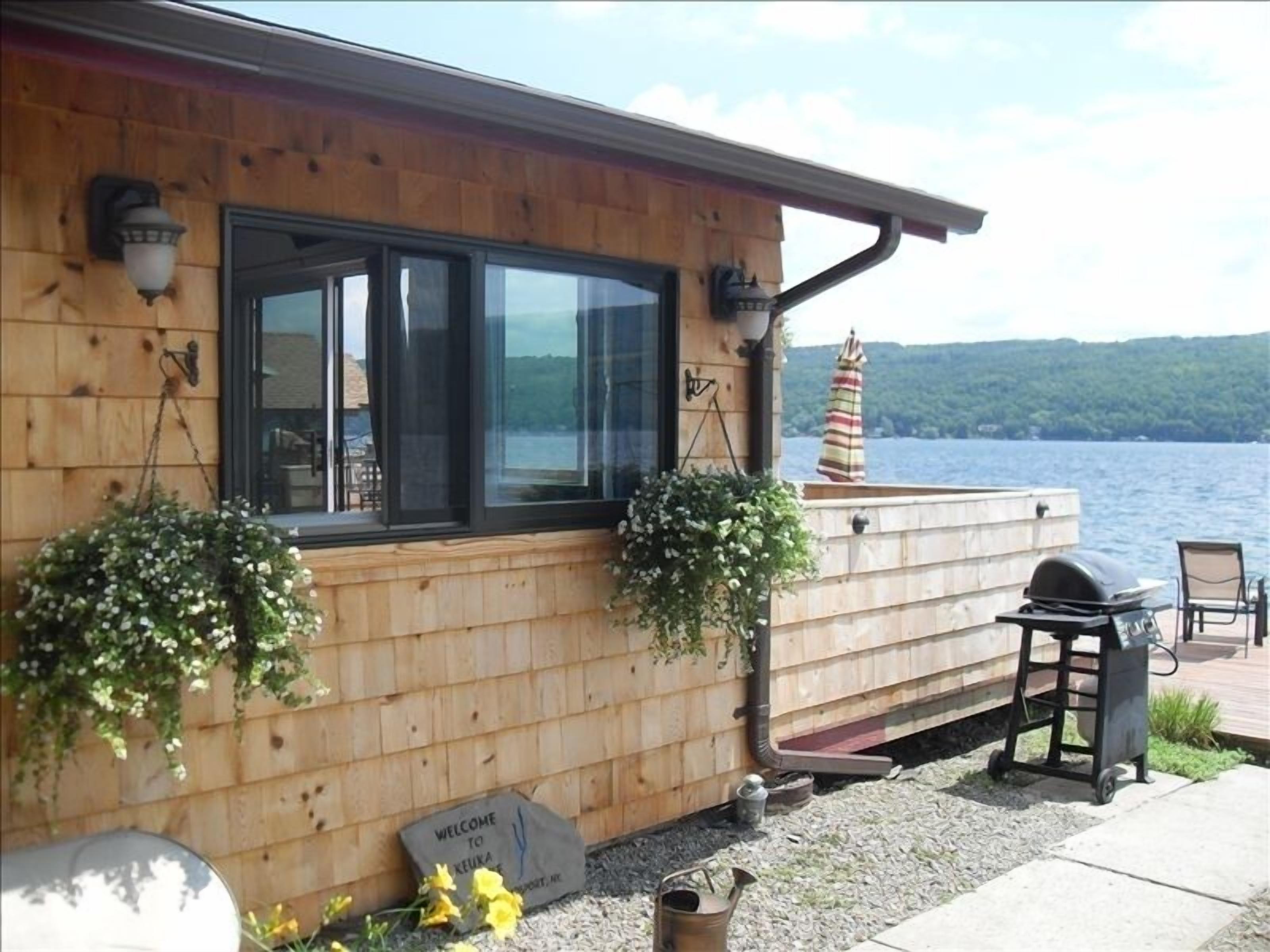 Keuka Lake Bungalow on Waters Edge - 1  Step & U R in the Lake