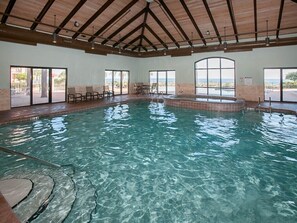 Indoor pool, a heated pool