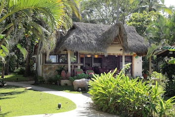 Image of SAYULITA BEACHFRONT VILLA, BEACHFRONT POOL ON ROMANTIC GARDEN GROUNDS