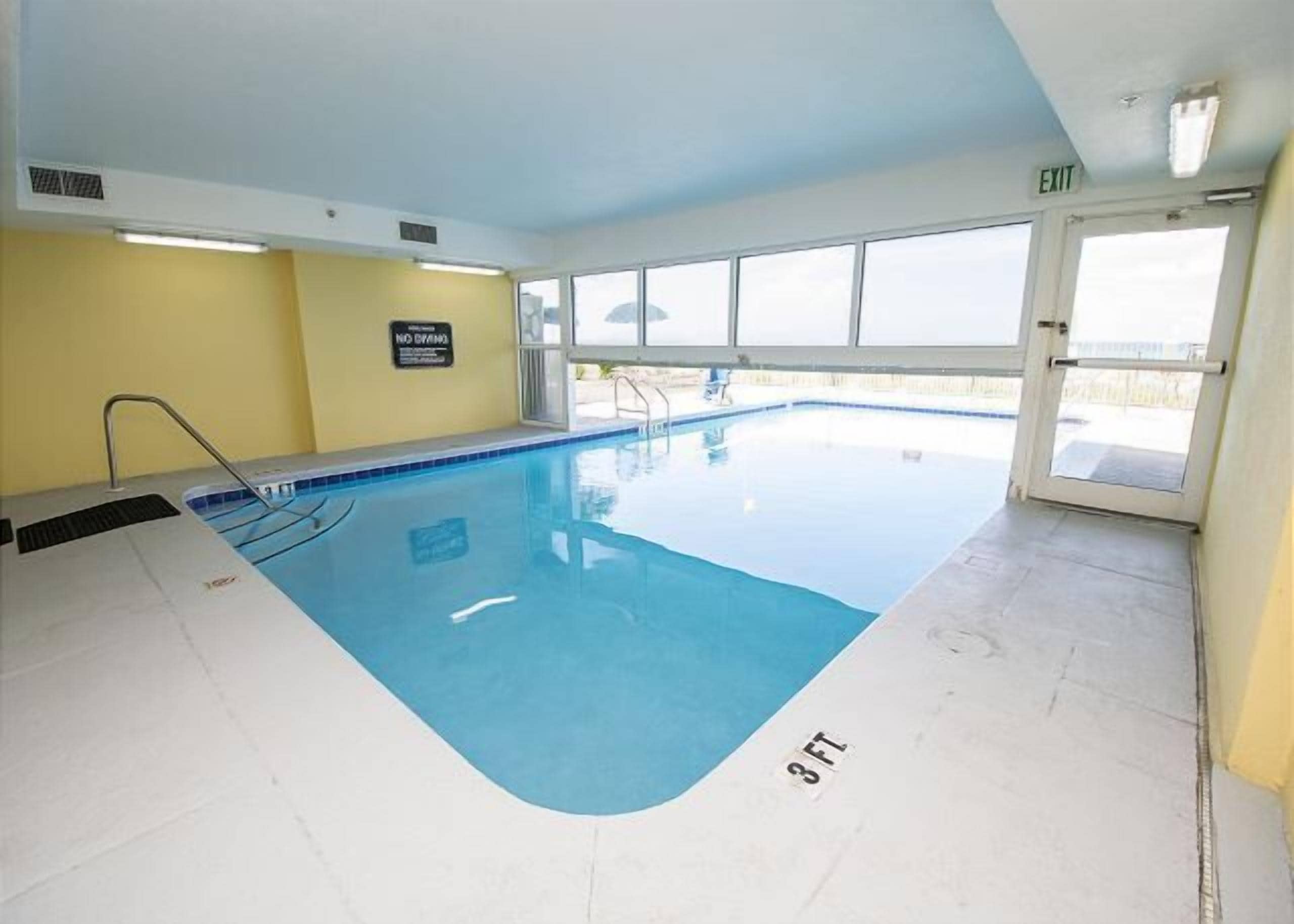 Indoor pool, a heated pool