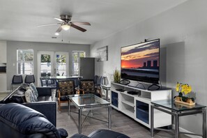 Smart TV, table football - 4300SF Home with Large Heated Pool, Hot Tub, Table Games, & Views! Dog-Friendly! (South Padre Island)