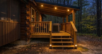 Secluded Cabin on 40 Acres | Hot Tub + Fireplace