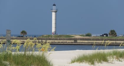 Kick back and relax in this brand new Biloxi beach remodel