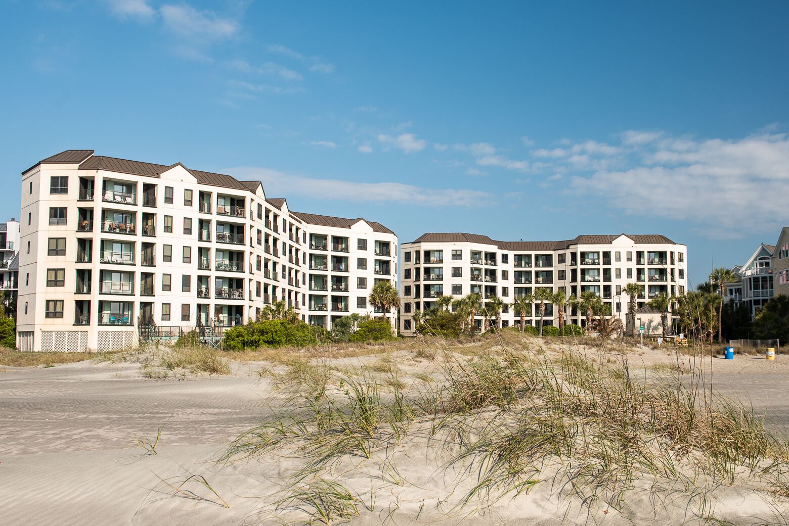 View of Summer House complex from Beach