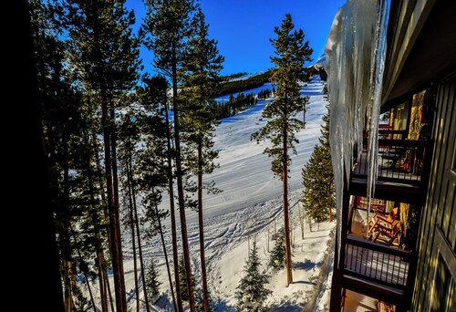 SkiWatch - Only ski down to lifts and back to the door condominium on peak 8