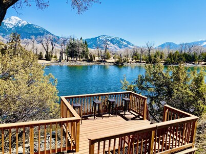 Stunning views right on the Majestic Yellowstone River!