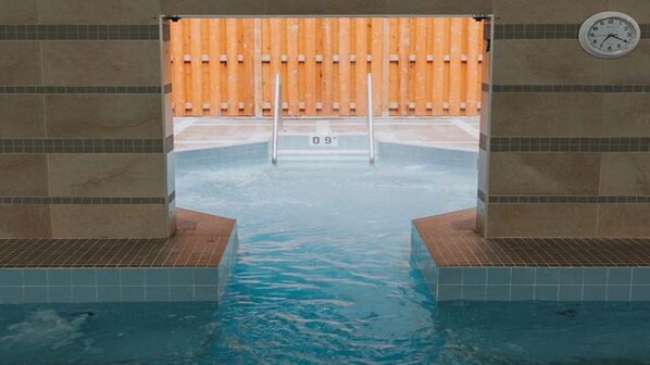 Indoor pool, a heated pool