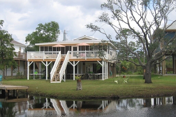 House view from bayou