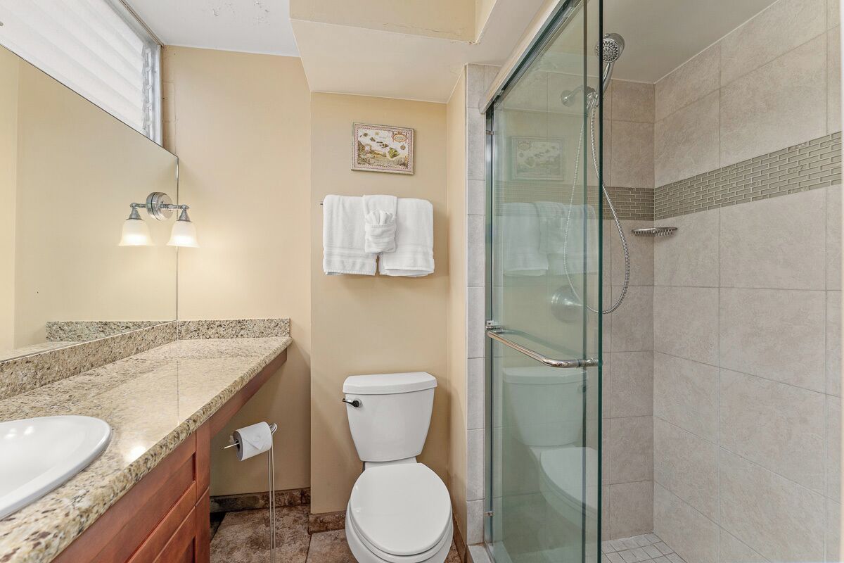 Bathtub, hair dryer, towels, soap