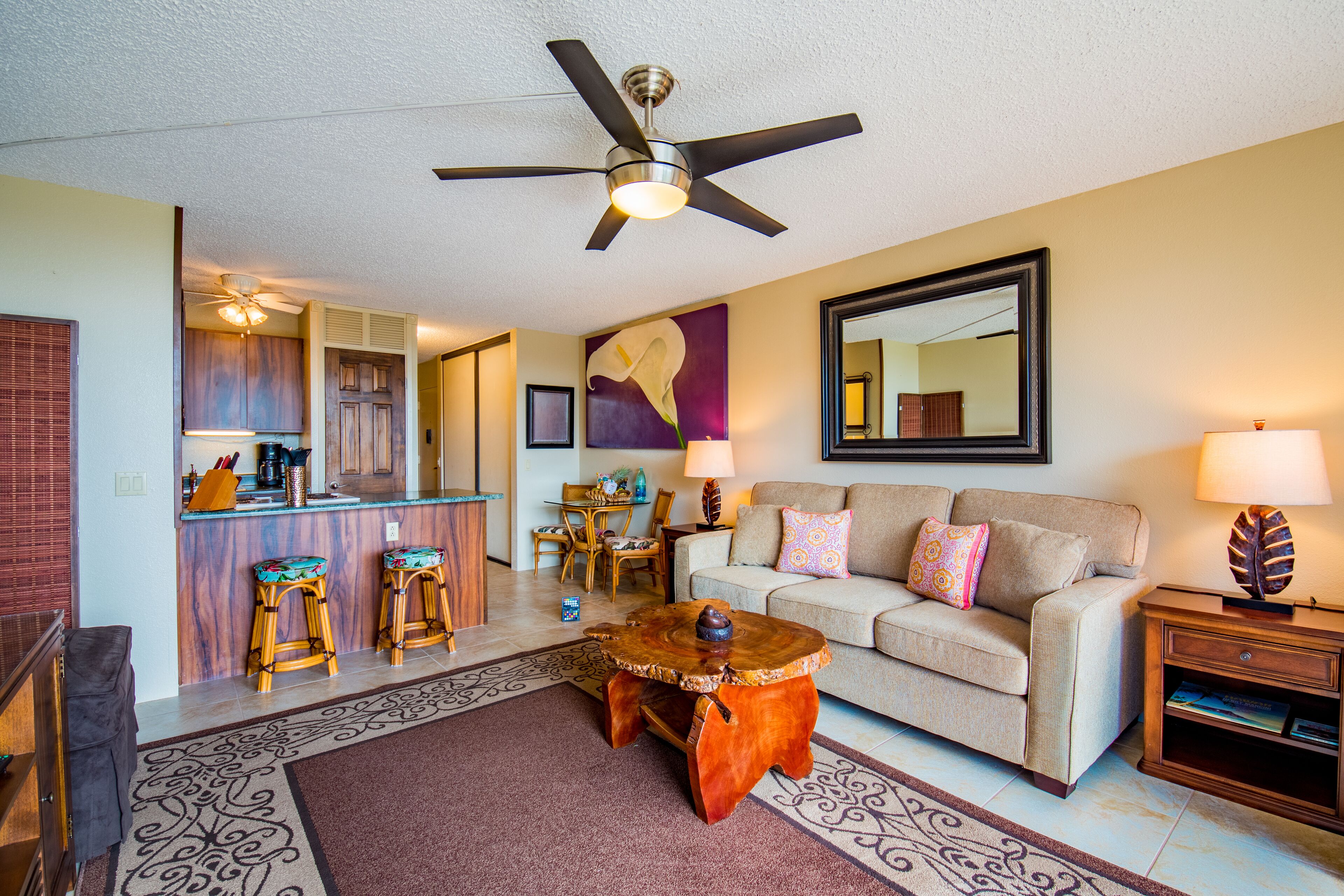 Smart TV, DVD player, stereo