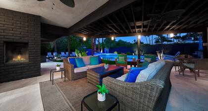 FABELHAFTER KLASSISCHER MITTE-JAHRHUNDERT-VIER-SCHLAFZIMMER-RESORT-STIL-POOL-HAUS IM ZENTRALEN PS