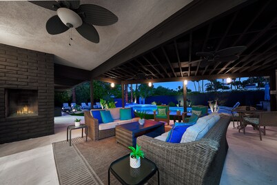 FABULOUS PRIVATE MID-CENTURY FOUR BEDROOM RESORT STYLE POOL HOME IN CENTRAL PS