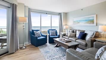 Smart TV, chimenea y reproductor de DVD