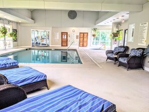 Indoor pool, outdoor pool