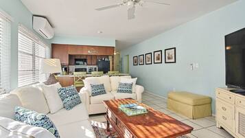 Smart TV, books, video library