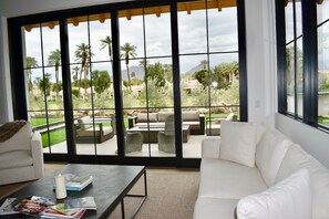 Smart TV, fireplace, video games, books