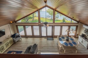 Udsigt fra overnatningsstedet