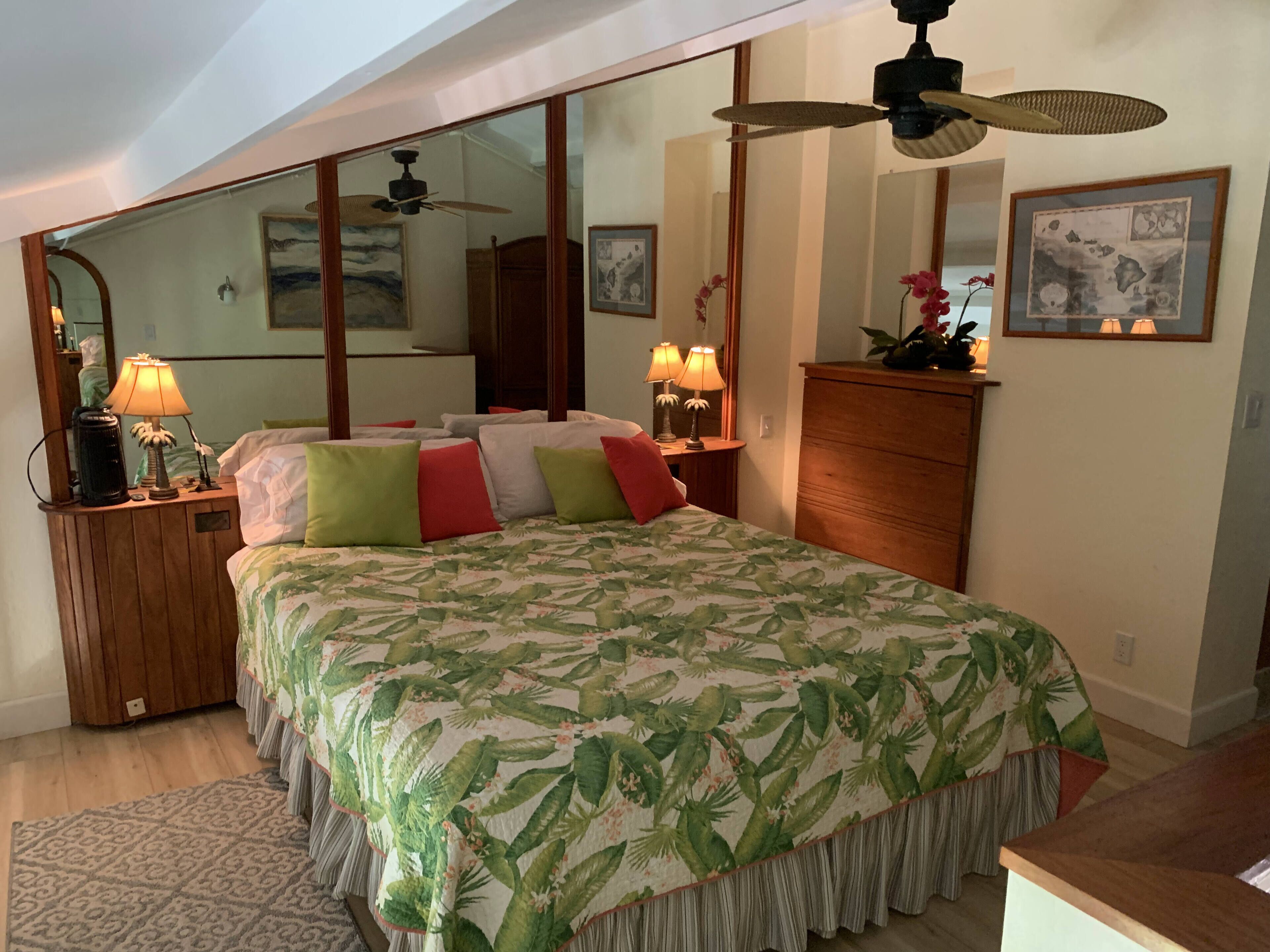 2 bedrooms, iron/ironing board, travel crib, WiFi