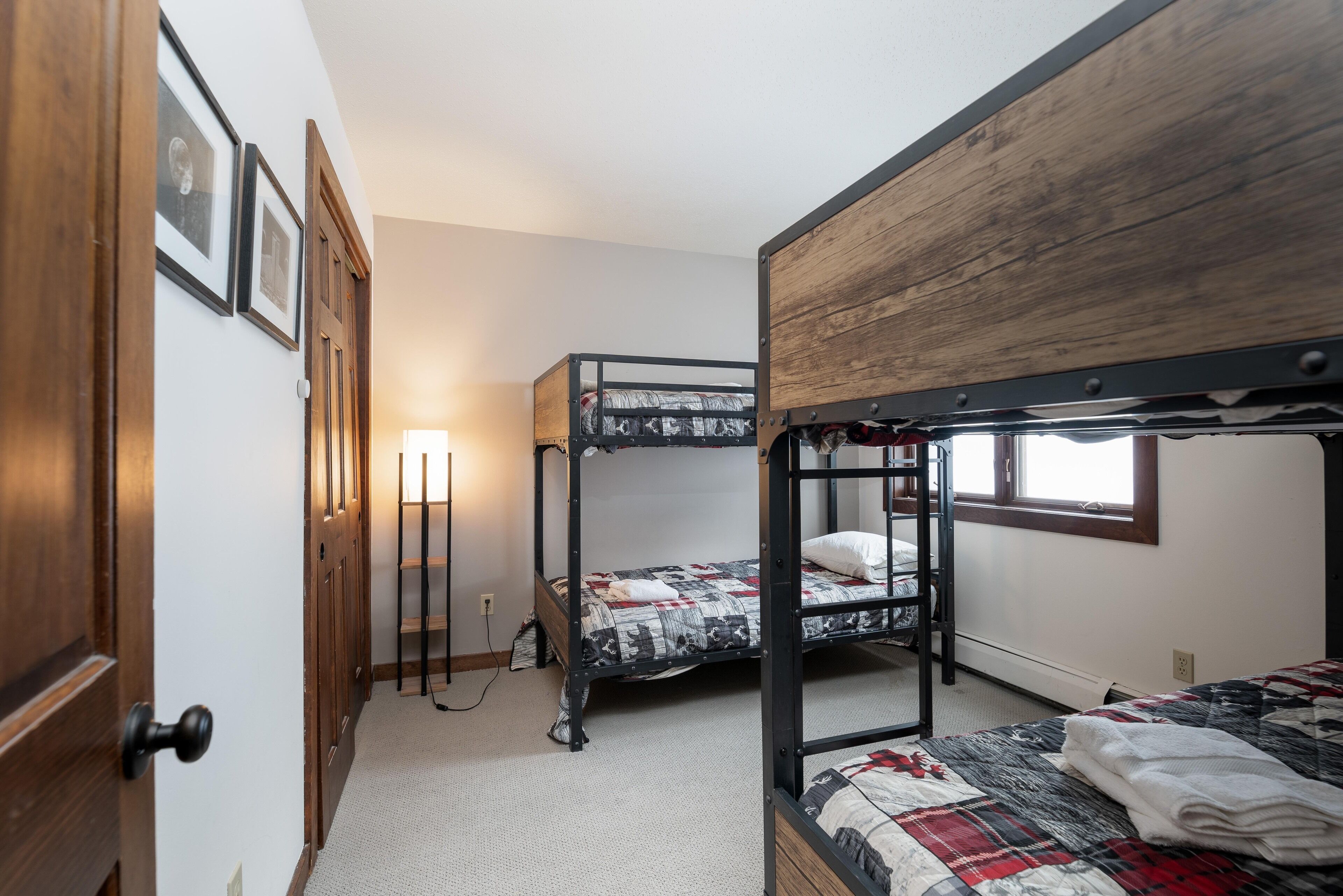 Bedroom #1 - two sets of bunkbeds