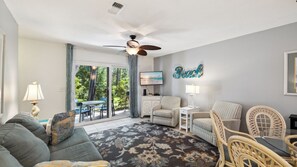 TV, DVD player, offices