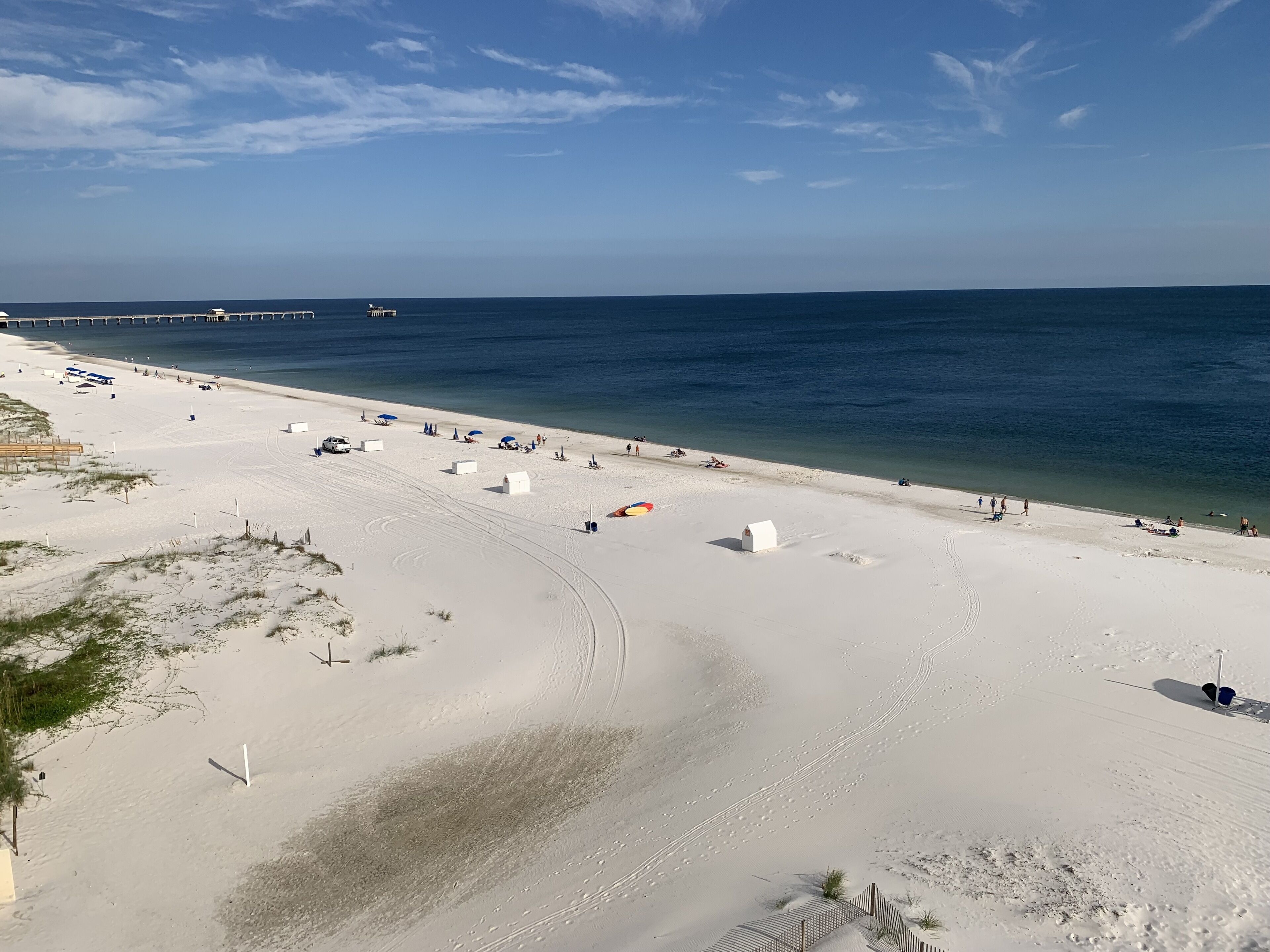 85 Foot Wrap Around Balcony Offers Endless Views of Sugar White Beach And Gulf.
