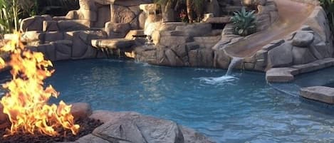 Una piscina climatizada