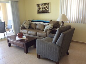 TV, DVD player, ping pong, books - Ground Floor, Oceanview And Oceanfront (San Jose del Cabo)