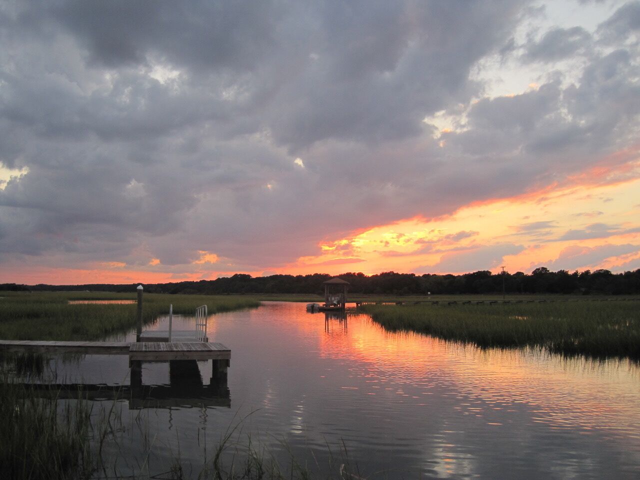 Sunset from the dock :)