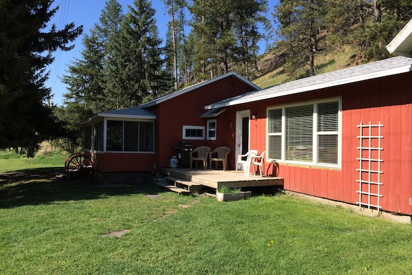 The house has new windows and blinds.