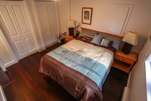 2 bedrooms, iron/ironing board, travel crib, WiFi