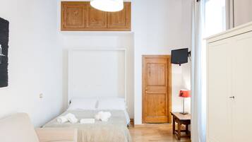 1 Schlafzimmer, Bügeleisen/Bügelbrett, kostenloses WLAN, Bettwäsche