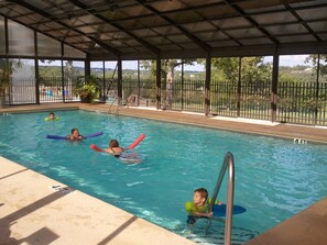 Indoor pool, outdoor pool