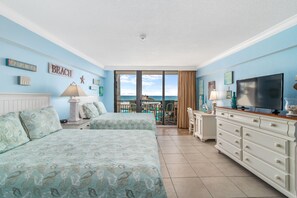 Skrivebord, strykejern/-brett, wi-fi (inkludert) og sengetøy