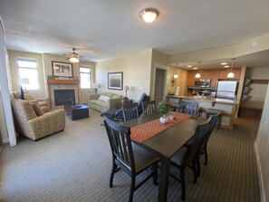 View of PREMIUM Mountain View Luxury Condo at WP Base 2B/2B w/ deck - Winter ...