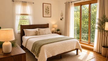 2 bedrooms, desk, iron/ironing board, free WiFi