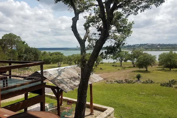 View from the oversized lower deck