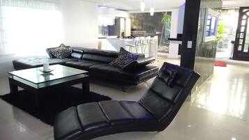 Smart TV, DVD player, stereo, computer monitors