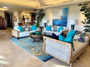 TV, DVD player, stereo, printers - Hualalai~Hillside Penthouse Oceanview Retreat, Wrap around lanai w/ Ocean Views (Kailua-Kona)