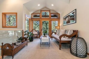 Smart TV, fireplace, offices, printers