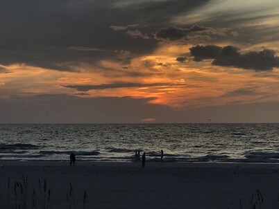 Clearwater Beach House - directly on the white sand beach.