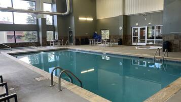 Indoor pool, a heated pool