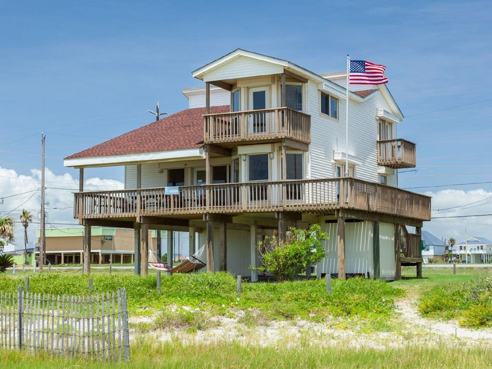 Footprints, fabulous 4/3 beachfront home, perfect for multiple families.