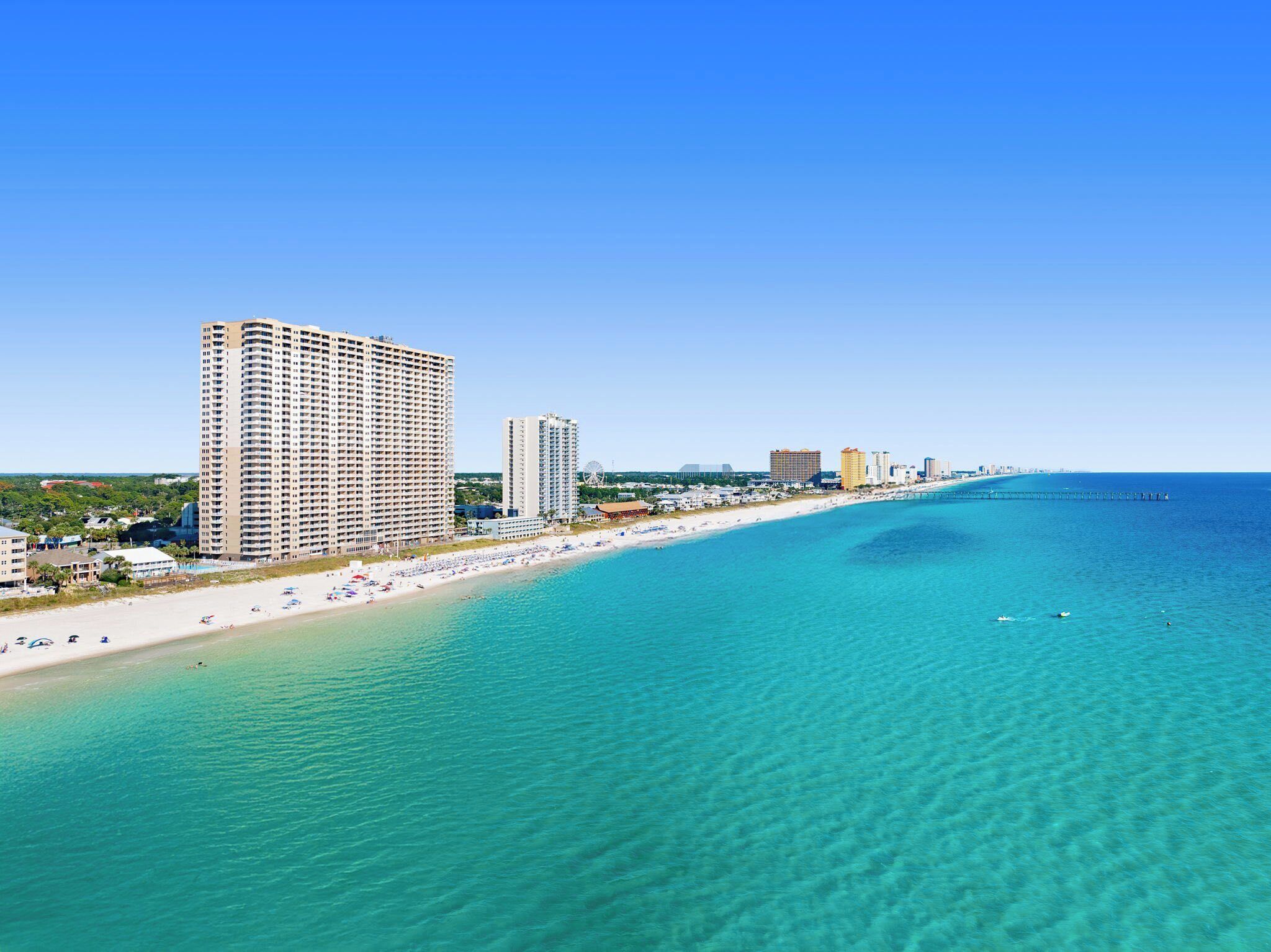 On the beach, sun loungers
