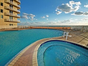 Indoor pool, outdoor pool