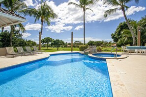 Indoor pool, outdoor pool