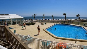 Indoor pool, a heated pool