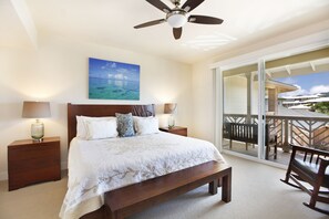 3 bedrooms, iron/ironing board, internet, bed sheets - Pili Mai 11I: Tropical Condo w/ Fairway Views, AC, Shared Pool & Jacuzzi (Koloa)